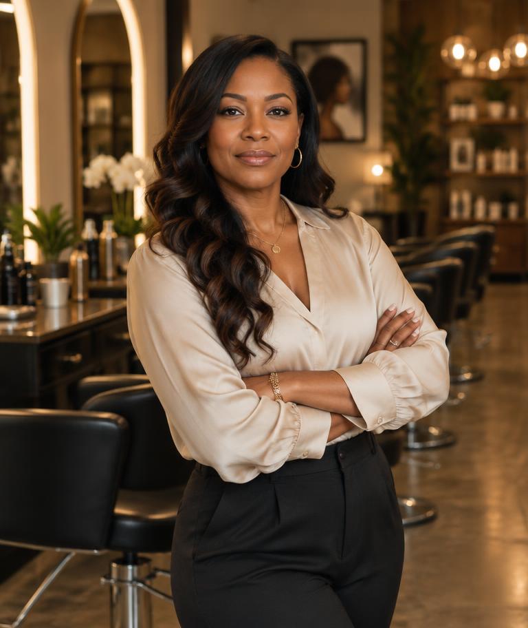 A founder leading their business with confidence
